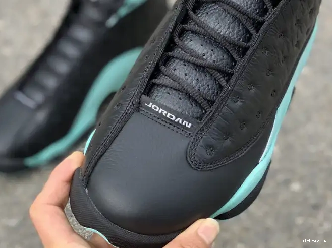 Cheap Kickmax Jordan Green 414571-030 Air 13 Black Island Retro 0602